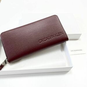 新品箱付 カルバンクライン 長財布 ラウンドファスナー 定価税込19,800円 803635