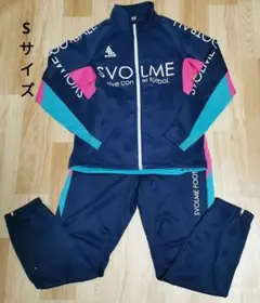 SVOLME★Sサイズ★ジャージ★ネイビー★上下セット★サッカー