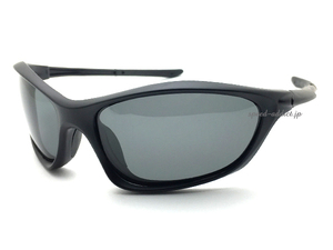 POLARIZED SPORT RUBBER TEMPLE FIT SUNGLASS 艶消しBLACK × 偏光SMOKE/スポーツラバーテンプルフィットサングラスドライブバイカー軽量