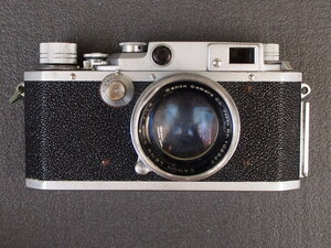 レトロ 昭和 Canon キャノン バルナックタイプ コピーライカ IVSB レンジファインダーカメラ レンズ:50mm f:1.8 Canon LENS 管理No.9005