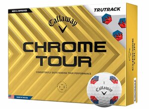 ★新品★キャロウェイ★NEW★CHROME TOUR TRUTRACK ゴルフボール★ホワイト★１ダース★日本正規品★