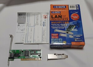 I・O DATA LAN PCIバスアダプタ ETX-PCI (LowProfile対応) MacOS 8.6～9.2.2
