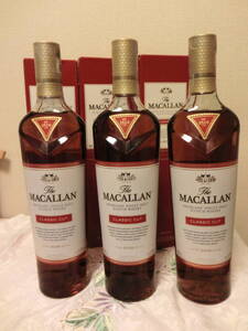 ★正規品・3本セット・美品★The MACALLAN CLASSIC CUT 2019 52.9％ 700ml マッカラン クラシックカット2019 送料無料