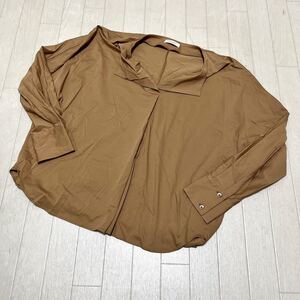 和451★ BEAUTY&YOUTH UNITED ARROWS ビューティ&ユース ブラウス プルオーバー 日本製 ベージュ レディース ユナイテッドアローズ