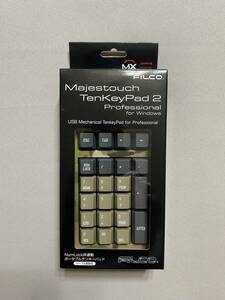 [送料無料] 美品 FILCO のFTKP22M/CR2 Majestouch TenKeyPad 2 Professional Cherry MX 茶軸 Multicam(迷彩) (番号2)