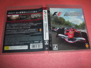 中古 PS3 F1 FORMULA ONE CHAMPIONSHIP EDITION 動作保証 同梱可 フォーミュラ ワン