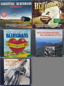 BLUEGRASS ブルーグラス・コンピレーション 5タイトル EARL SCRUGGS, BILL MONROE, STANLEY BROTHERS, GRANDPA JONES FAMILY, JOSH GRAVES