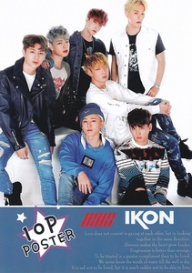 ☆New！■IKON/アイコン■写真付【A4ポスター10枚】☆韓国