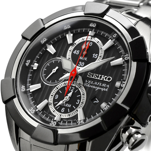 SEIKO セイコー 腕時計 メンズ 海外モデル ベラチュラ クォーツ アラーム クロノグラフ SNAF39P1