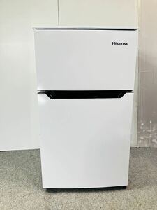  【訳あり価格】2019年製 2ドア冷凍冷蔵庫 Hisense HR-B95A ホワイト93L コンパクト 直接引き取り歓迎 
