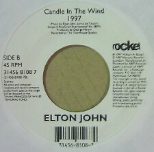 $ ELTON JOHN / CANDLE IN THE WIND 1997 (31456 8108 7) Something About The Way You Look Tonight ダイアナ妃 Y48