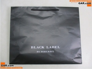 JQ87 BURBERRY BLACK LABEL バーバリー 紙袋 ショップ袋 ショッパー ショップバッグ 大きいサイズ