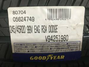 245/45R20 グッドイヤー(GOODYEAR) EAGLE RS-A 新品処分 2018年製 4本セット(1FK003)③