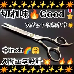 スパッと爽快に切れる理美容師サロン仕様シザーカットバサミ☀トリマートリミングも可