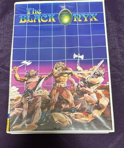 PC-8801　5インチソフト　PC ゲーム　The BLACK ONYX ザ・ブラックオニキス