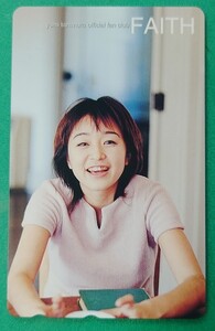 テレカ テレホンカード 谷村有美 オフィシャルファンクラブ FAIHT 未使用 F-1