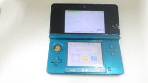 Nintendo 3DS　CTR-001　アクアブルー　現状動作品　