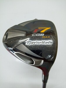 TaylorMade r7 CGB MAX FW 3W ロフト角不明 flex:S メンズ右 オリジナルカーボンシャフト テーラーメイド フェアウェイウッド