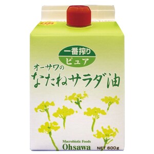 オーサワのなたねサラダ油（紙パック）　【600g　オーサワジャパン株式会社　0091】【配送ゆうパック】