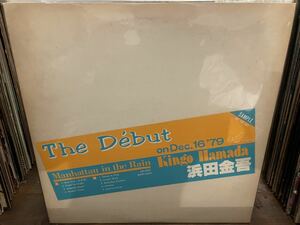 浜田金吾 MANHATTAN IN THE RAIN LP JAPAN PROMO!! 「MIDNIGHT BOXER」収録！和モノ