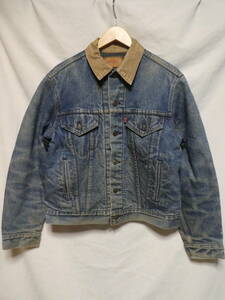 希少　MADE IN USA　リーバイス　Levis　ヴィンテージデニムジャケット　42　ジージャン　ブランケット　70904-0317　USA