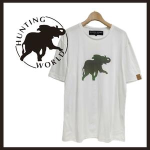 ○★新品 未使用 HUNTING WORLD グラフィックプリントTシャツ○●