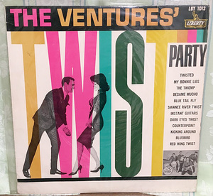 The ventures ベンチャーズ twist party 赤盤 東芝 LBY1013 LPレコード ヴェンチュアーズのツイストパーティ 洗浄済み