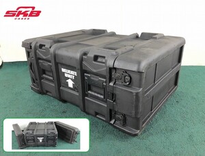 【米軍放出品】SKB ハードケース フレーム付 ラックマウントケース 2面開閉 ツールボックス 輸送ケース (220)BJ28DK-W#24