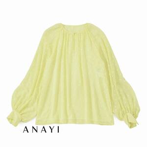 美品★ANAYIアナイ2.6万★38size/11号★ブラウスE042