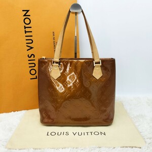 正規品 LOUISVUITTON ルイヴィトン ヴィトン ハンドバッグ トートバッグ モノグラム ヴェルニ モノグラムヴェルニ ヒューストン M91122