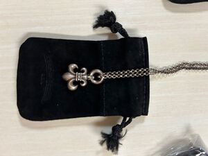 クロムハーツ ネックレス ロールチェーン CHROME HEARTS クロム・ハーツ チャーム BSフレア ロールチェーン 20インチ（50cm）セット 