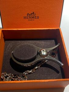 【新古品】Hermes HERMES H グローブホルダー　グローブリング　シルバー