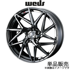 レオニスIT SX4 Sクロス YA22S/YB22S 17インチ アルミホイール 1本 ブラックメタルコート/ミラーカット 0040600 WEDS LEONIS IT