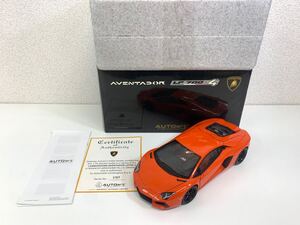 AUTOart オートアート 1/18 Lamborghini LP-700-4 車 ミニカー 模型 オレンジ 箱 コレクション ホビー フィギュア 現状品 KD