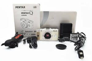 ペンタックス Q 12.4MP ミラーレス デジタルカメラ ボディ シャッター回数4343 ホワイト Pentax 598