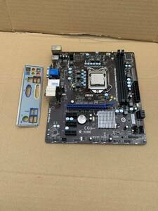 MSI　H61MU-S01（B3） ATXマザーボード +Core i7 2600 LGA1155 中古動作品