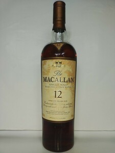 マッカラン The MACALLAN 12年 未開栓 古酒