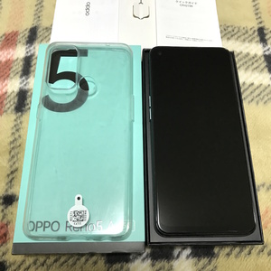 [即決/送料込] OPPO Reno5 A【nanoSIM×2+eSIM対応】SIMフリー◆CPH2199◆判定○◆画面無傷◆TPUケース付◆アイスブルー◆不具合なし◆DSDV