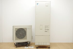 ダイキン DAIKIN エコキュート TUX37WFV 貯湯ユニット 2022年製 370L 3人～5人用 単相200V ヒートポンプユニット RQWX45WV 給湯機 中古 (B)