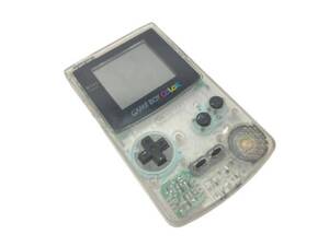 【送料無料!!】GAME BOY COLOR ゲームボーイ カラー 本体 CGB-001 クリア C19218191 Nintendo 任天堂 ゲーム機 レトロ 通電確認済