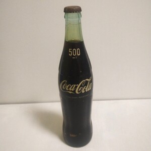 【希少】【ビンテージ】未開栓 1968〜69年 コカ・コーラ ホームサイズ 500ml 昭和レトロ