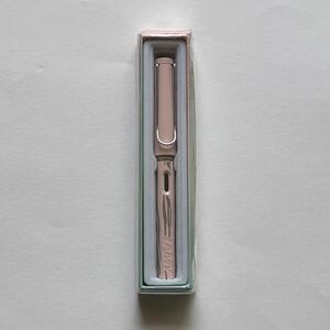 【新品未使用】LAMY ラミー サファリ 万年筆 ゼブラ ローズ ＥＦ（極細）