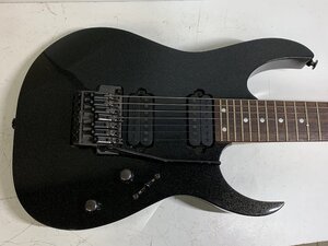 Ibanez RG1527 GK Prestige＜要調整＞アイバニーズ 7弦エレキギター ブラックメタリック 黒 MADE IN JAPAN ※引取り可 □