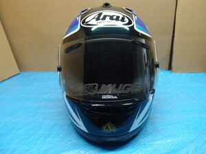 SIGNET RR　ケニーロバーツJr レプリカ　Arai　ヘルメット　長期保管中古品☆彡