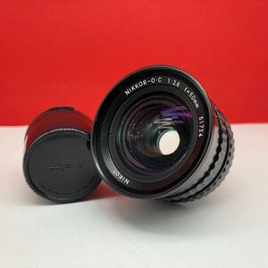 □ Nikon NIKKOR-O.C 50mm F2.8 中判 カメラレンズ 単焦点 動作確認済 現状品 ZENZA BRONICA用 ゼンザブロニカ ニコン