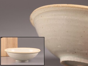 中国古玩 唐物 宋代 白磁 茶碗 時代物 極上品 初だし品 C8636