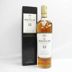 MACALLAN（マッカラン）12年 シェリーオークカスク 40％ 700ml ※箱キズ F25A050005