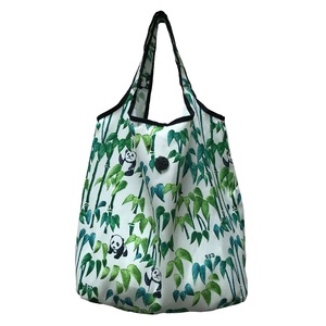 香港 G.O.D. 環保袋 foldable shopping bag Panda Bamboo　パンダ　竹　 折り畳み式エコバッグ 