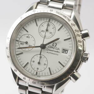 オメガ スピードマスター デイト 3511.20 OMEGA Speedmaster Ref,175.0043 Cal,1152 白文字盤 自動巻 クロノグラフ 腕時計[55812507-AD5