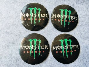 MONSTER ホイール センターキャップシール 56.5ｍｍ 4枚セット アルミ製 カーステッカー 自動車 ●073番